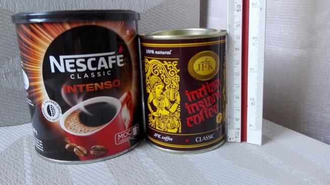 5 zł z dwie PUSZKI po kawach, pojemniki do przechowywania