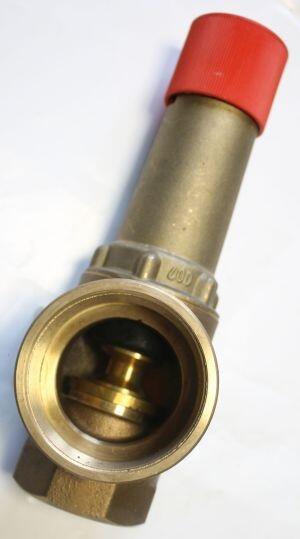 Zawór mosiężny, bezpieczeństwa, gwintowany SYR, 1915
