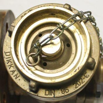 Zawór mosiężny, hydrantowy, kątowy, morski, DN 50, zawory