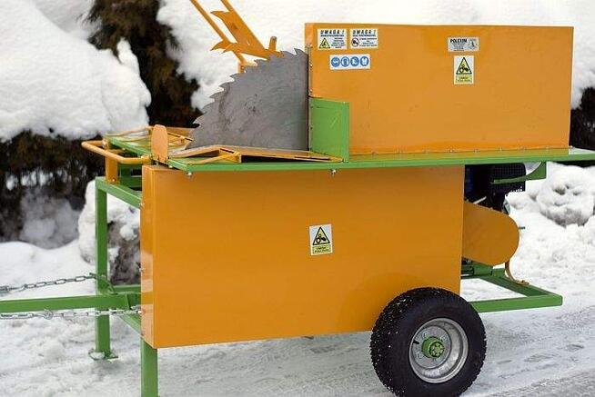 PIŁA stołowa poprzeczna spalinowa do drewna opałowego. 15 kM