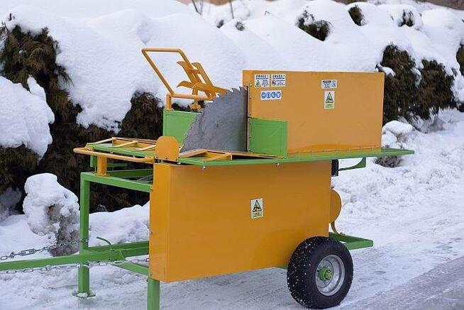 PIŁA stołowa poprzeczna spalinowa do drewna opałowego. 15 kM