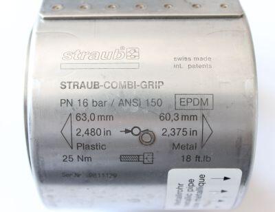 Opaska zaciskowa STRAUB, obejma naprawcza, opaski, obejmy