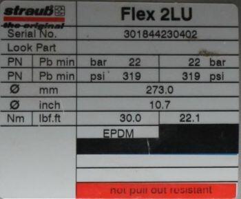 Opaska zaciskowa STRAUB, obejma naprawcza, opaski, obejmy
