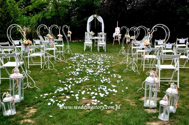 Akcesoria do dekoracji ślubu plebnerowego wypozyczę,
