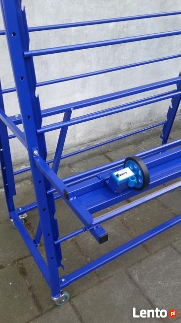 Stojak do rolek papieru, odmierzanie i cięcie,