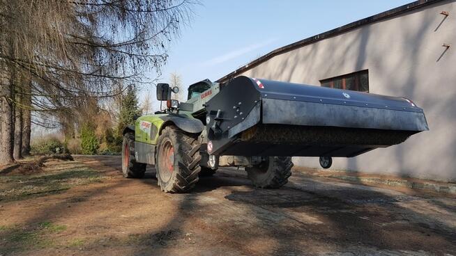 Zamiatarka do ładowarki kołowej teleskopowej, mocna, trwała