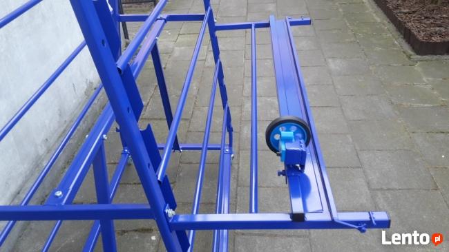 Stojak do rolek papieru, odmierzanie i cięcie,