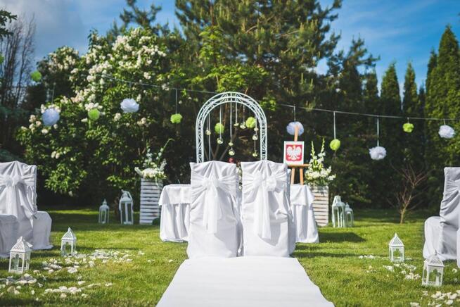 Akcesoria do dekoracji ślubu plebnerowego wypozyczę,