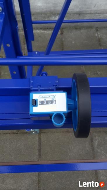 Stojak do rolek papieru, odmierzanie i cięcie,