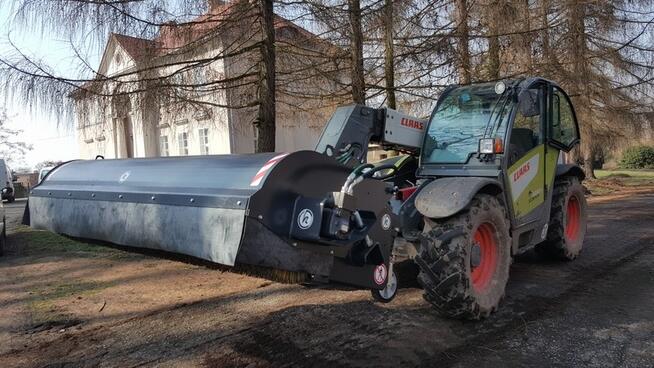 Zamiatarka do ładowarki kołowej teleskopowej, mocna, trwała