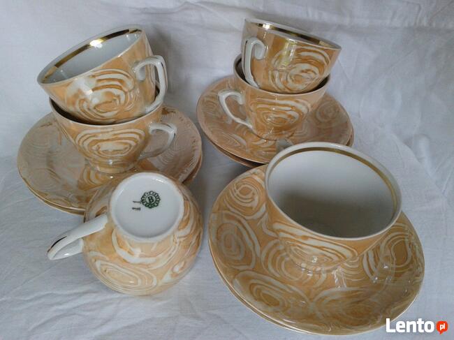 Porcelana Bogucice - serwis do kawy na 6 osób