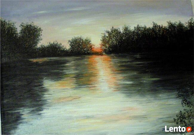 Obraz olejny na płótnie Most