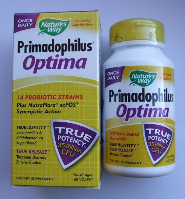 Primadophilus Optima - Najlepszy probiotyk - 60 kaps. !!!