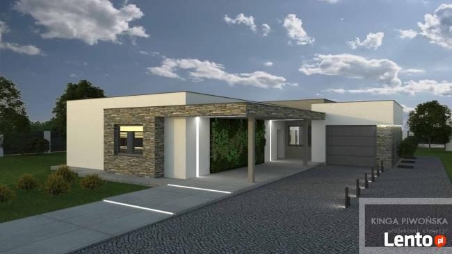 Projekt elewacji domu lub budynku komercyjnego