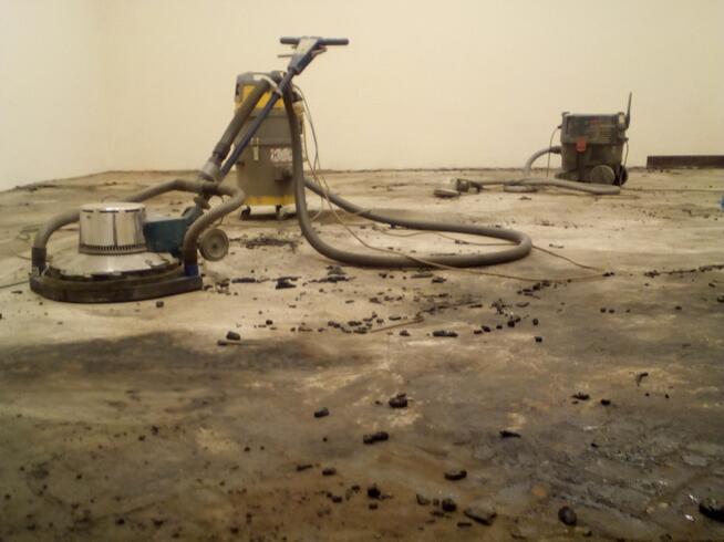 usuwanie subitu, frezowanie