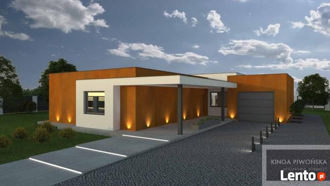 Projekt elewacji domu lub budynku komercyjnego