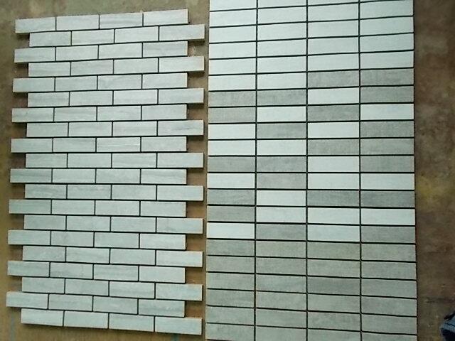 Mozaiki - listwy - dekory cięcie: glazura, terakota, gres