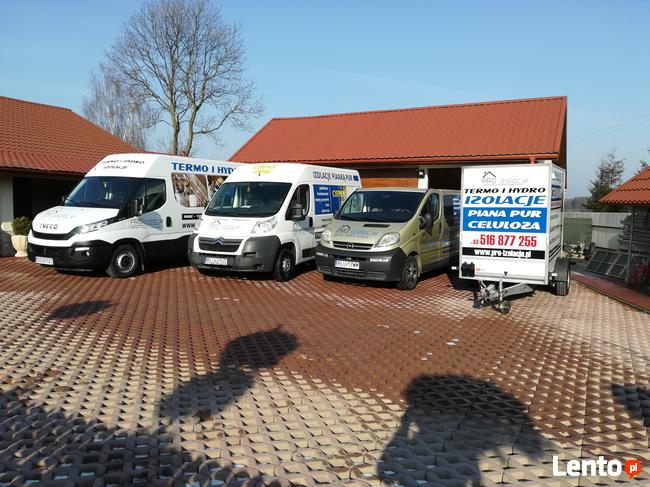 Wdmuchiwanie granulatu celulozy. Zwalcznie kuny . NAPRAWA I