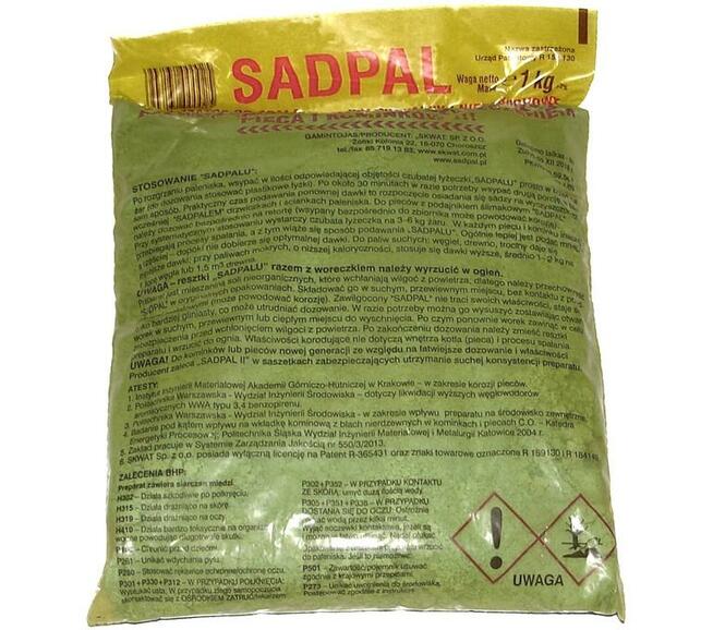 SADPAL-3 kg, Katlizator spalania sadzy do pieca