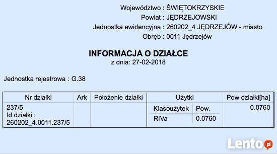 Działki budowlane przy ul. Górnej