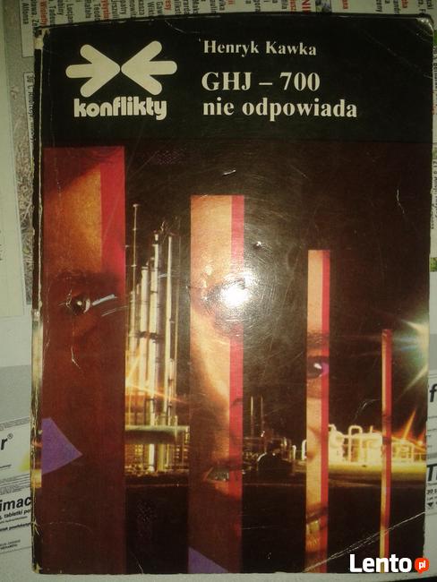 Książka sensacyjna GHJ-700 nie odpowiada, Henryk Kawka, 9 zł