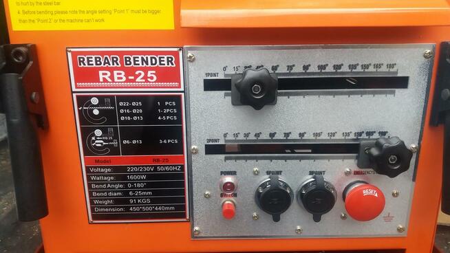 Giętarka mechaniczna do prętów i strzemion