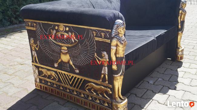 Królowa Kleopatra SZAFKA 195cm repika sarkofag. Meble Egipt