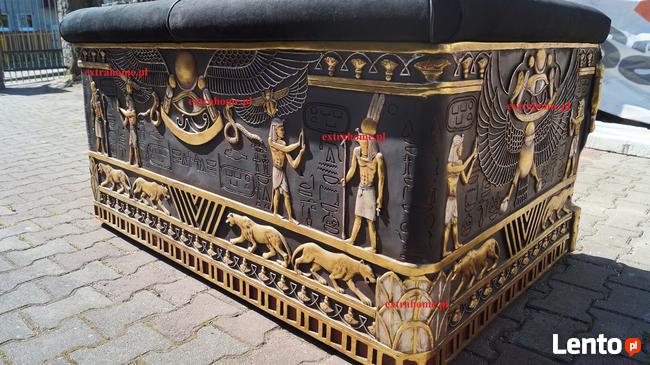 Królowa Kleopatra SZAFKA 195cm repika sarkofag. Meble Egipt