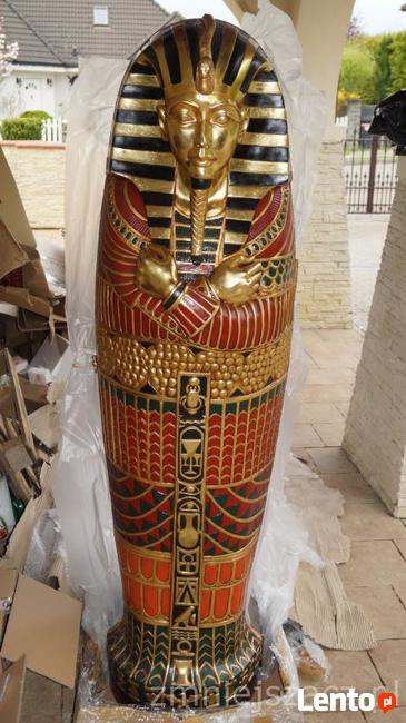 Królowa Kleopatra SZAFKA 195cm repika sarkofag. Meble Egipt