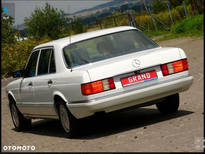 Mercedes W126 klasyczna luksusowa limuzyna z 1986 roku