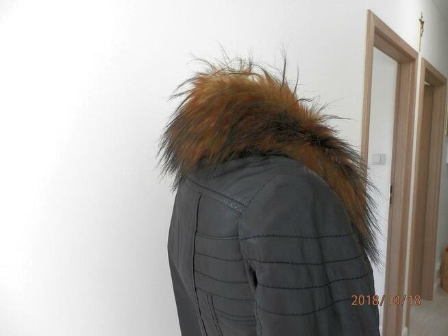 Kołnierz Futrzany Jenot Bardzo Puszysty z Połyskiem Etola