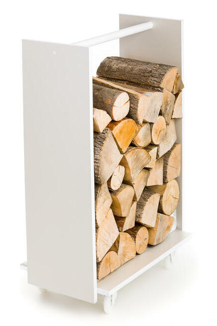 Stojak wózek na drewno kominkowe nowość na rynku