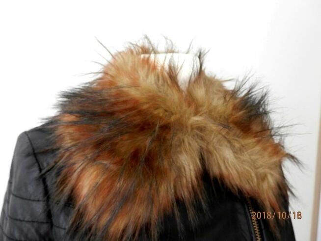 Kołnierz Futrzany Jenot Bardzo Puszysty z Połyskiem Etola