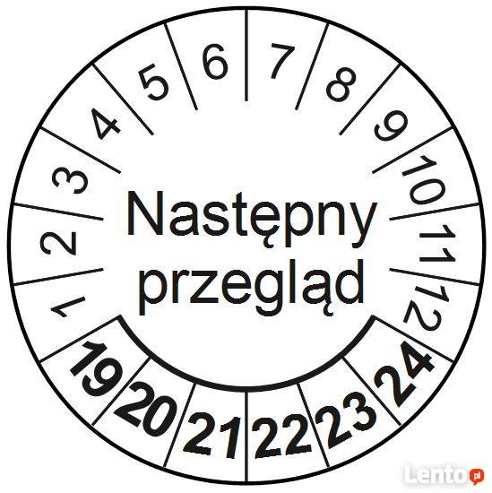 Kontrolki przeglądów okresowych maszyn i instalacji