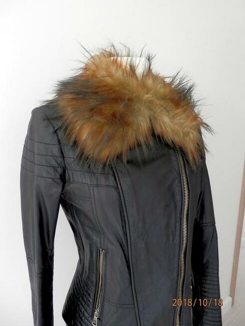 Kołnierz Futrzany Jenot Bardzo Puszysty z Połyskiem Etola