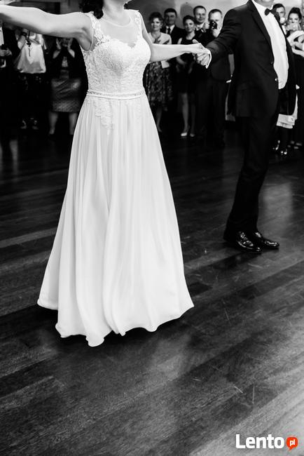 Piękna, zwiewna, muślinowa suknia ślubna -kolekcja BY OLA LA