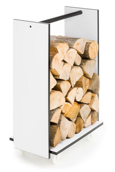 Stojak wózek na drewno kominkowe nowość na rynku