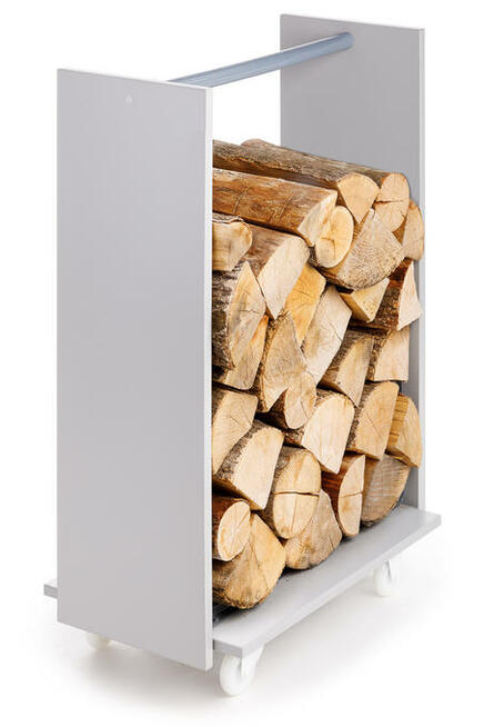 Stojak wózek na drewno kominkowe nowość na rynku