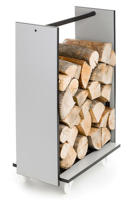 Stojak wózek na drewno kominkowe nowość na rynku