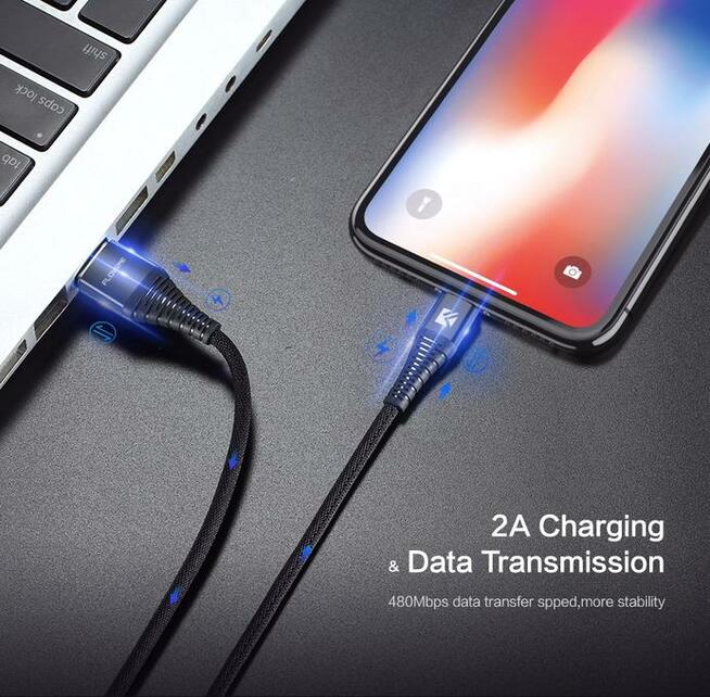 Kabel usb Lightning ładowanie iPhone 6 7 8 X Max, 11 nowy