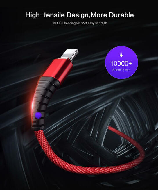 Kabel usb Lightning ładowanie iPhone 6 7 8 X Max, 11 nowy