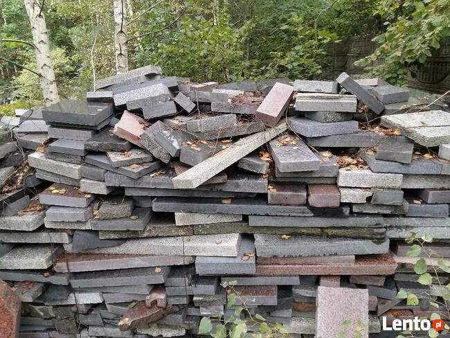 Końcówki granitu na posadzkę, podjazd, gruz ,itp