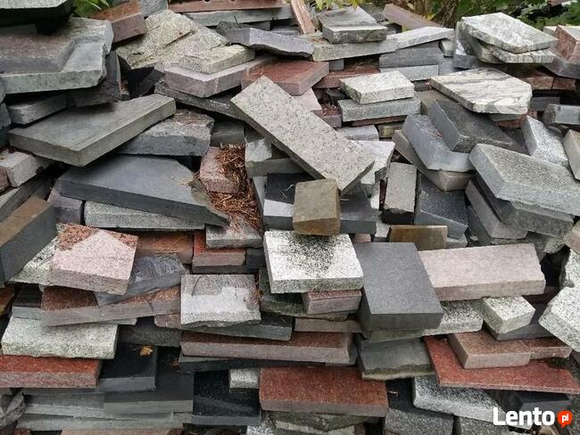 Końcówki granitu na posadzkę, podjazd, gruz ,itp
