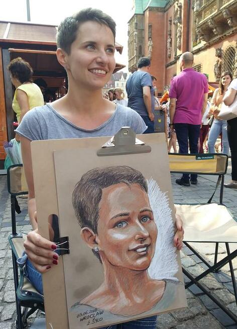 Portret lub karykatura, na żywo, ze zdjęcia, na imprezie