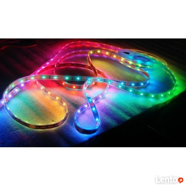 Taśma led Magic - efekt płynięcia różnokolorowego światła