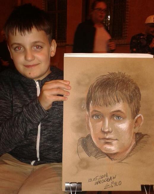 Portret lub karykatura, na żywo, ze zdjęcia, na imprezie