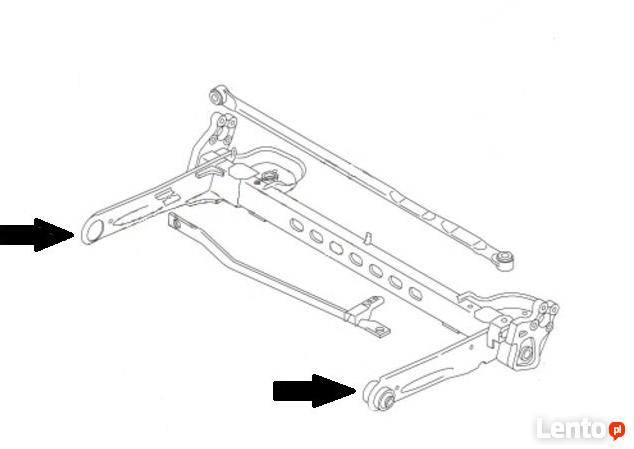 Renault Trafic TULEJE TYLNEJ BELKI POLIURETAN
