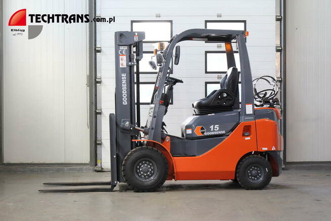 Wózek widłowy NOWY 1500 kg chiński przesuw boczny wideł UDT