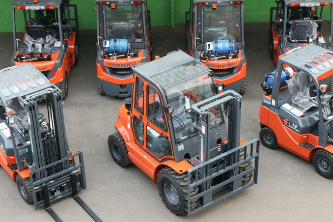 Wózek widłowy NOWY 1500 kg chiński przesuw boczny wideł UDT