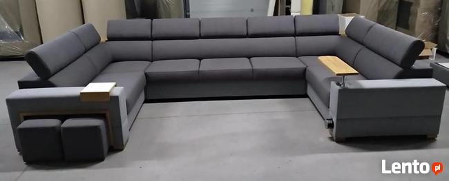 Narożnik rogówka do salonu, plamoodporny produkcja na wymiar